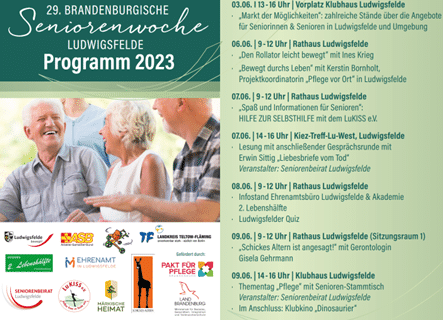 LuKiss: Eröffnung Brandenburgische Seniorenwoche in Ludwigsfelde